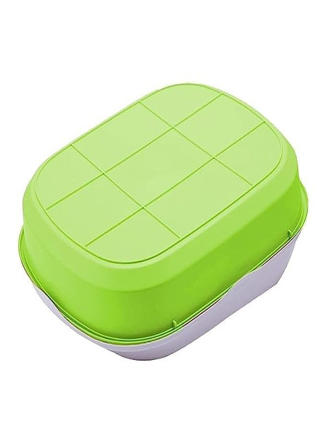 KittuPet Cat Litter Tray Hygienic Litter Box Cat Litter Box Tray for Cats -1 Litter Box Tray + 1 Scoop Free (Color May Vary) - Image 2